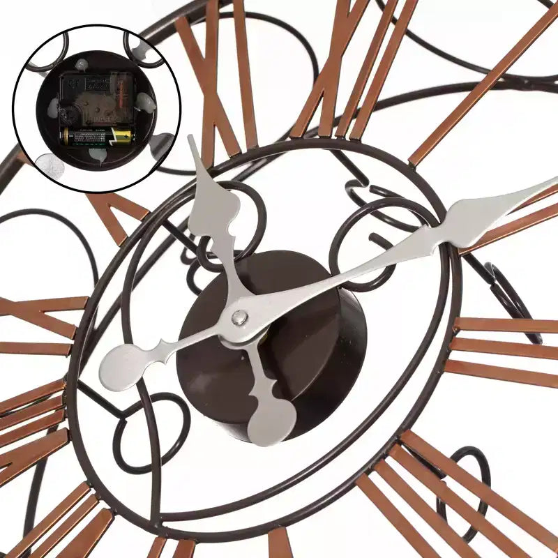 Porte-bouteilles mural en forme d'horloge avec support à verres - Étagère unique pour champagne, vin blanc et vin rouge avec 4 porte-verres