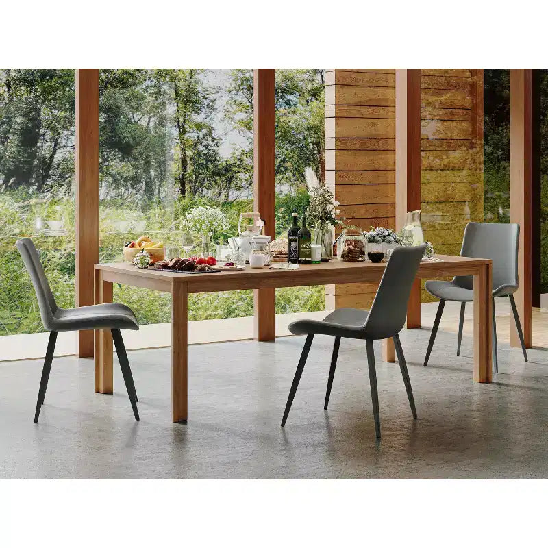 Chaise de salle à manger en similicuir
