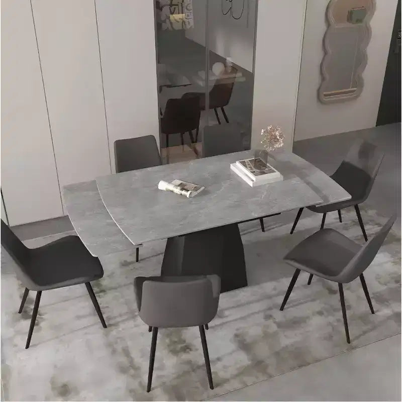 Chaise de salle à manger en similicuir