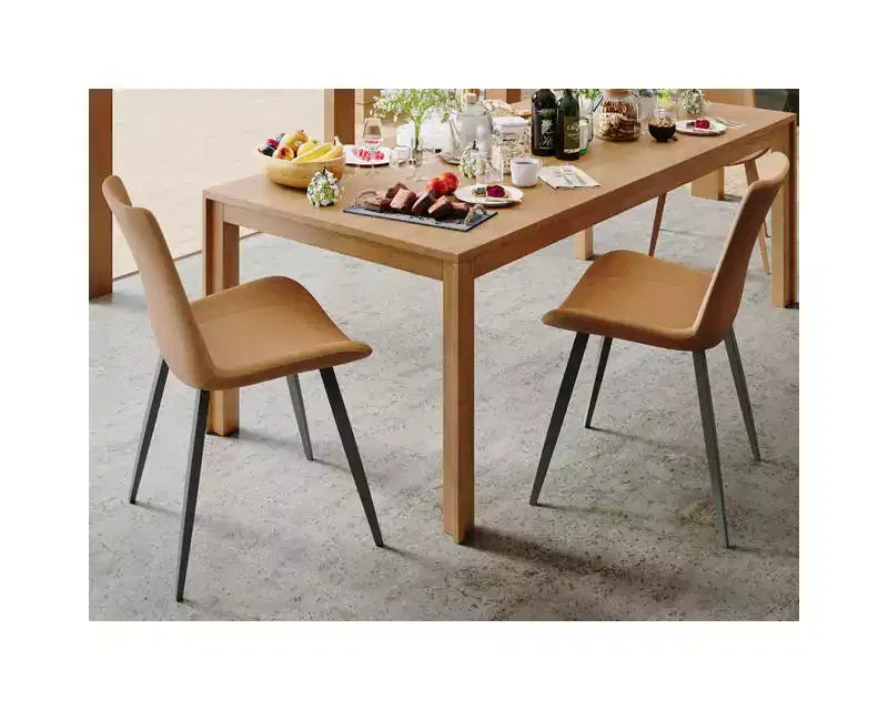 Chaise de salle à manger en similicuir