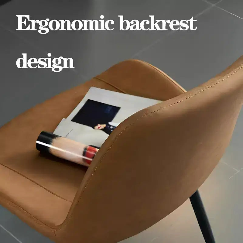 Chaise de salle à manger en similicuir