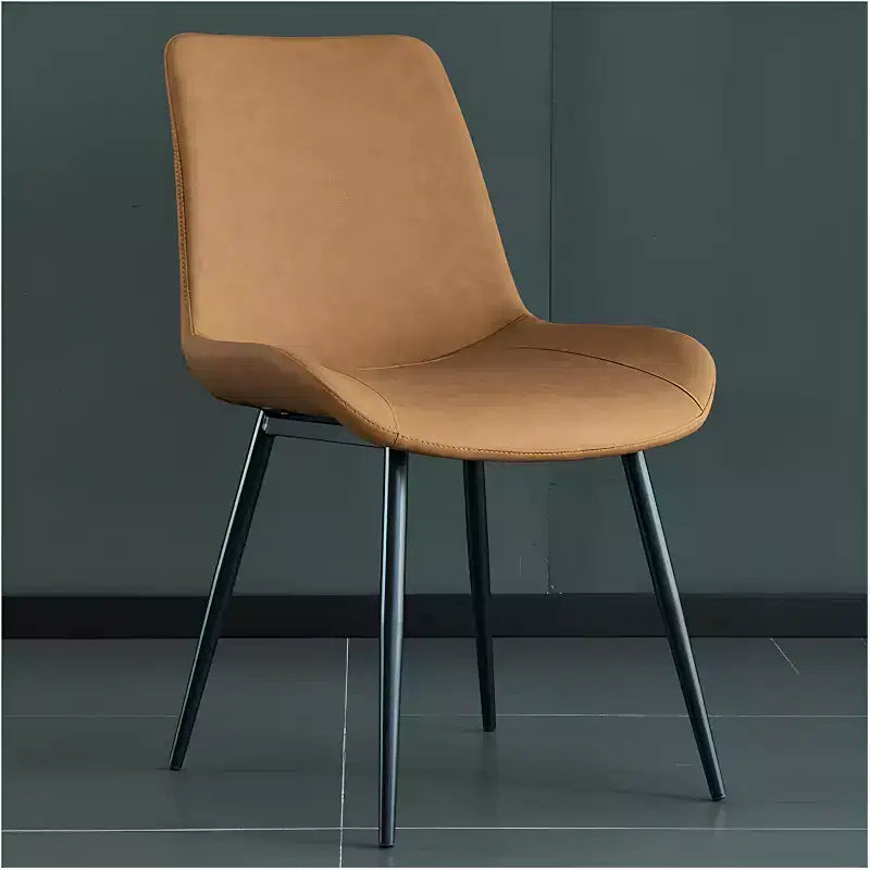 Chaise de salle à manger en similicuir