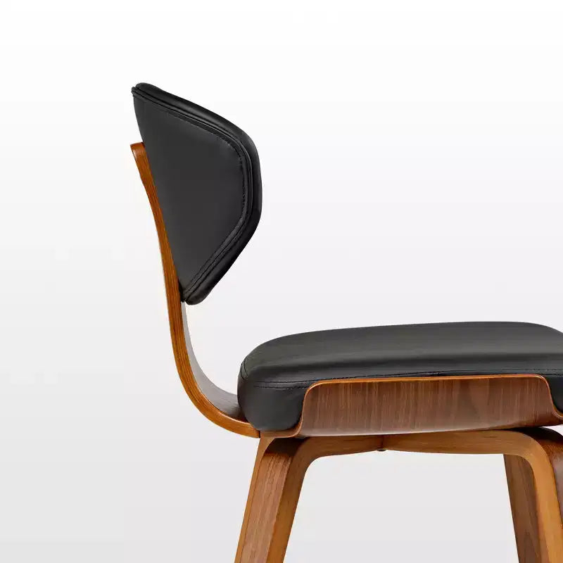 Chaises de salle à manger rembourrées (lot de 2), noir