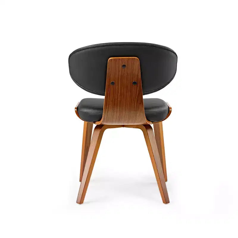 Chaises de salle à manger rembourrées (lot de 2), noir