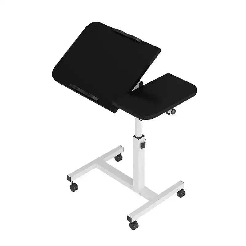 COZONY Over Bed Table Adjustable Height, Anti Slip Strip Wheels for Living Room Bedroom Hospital