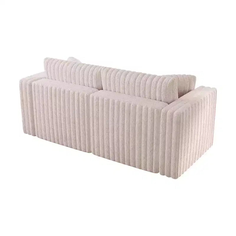 Canapé moderne 2 places de 192 cm avec 2 coussins pour salon, appartement, bureau