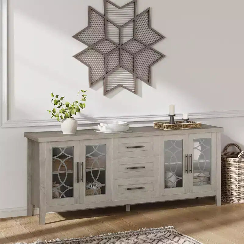 Meuble TV avec tiroirs de rangement, Meuble TV, Table console TV pour salon/chambre à coucher, Armoire de rangement